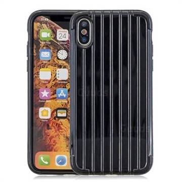 Suitcase Style Mobile Phone Back Cover for iPhone XS Max (6.5 inch) - Black