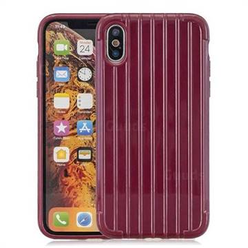 Suitcase Style Mobile Phone Back Cover for iPhone XS Max (6.5 inch) - Red