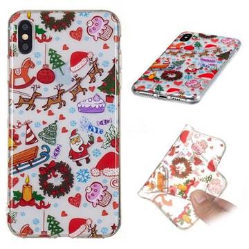Christmas Playground Super Clear Soft TPU Back Cover for iPhone XS Max (6.5 inch)