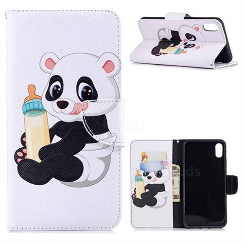 Baby Panda Leather Wallet Case for iPhone XS Max (6.5 inch)
