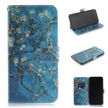 Apricot Tree PU Leather Wallet Case for iPhone XS Max (6.5 inch)