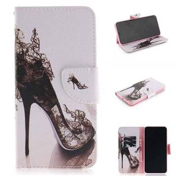High Heels PU Leather Wallet Case for iPhone XS Max (6.5 inch)
