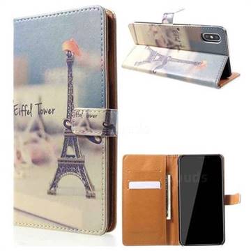 Eiffel Tower Leather Wallet Case for iPhone XS Max (6.5 inch)