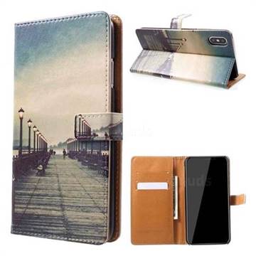 Retro Bridge Leather Wallet Case for iPhone XS Max (6.5 inch)