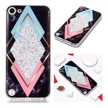 Black Diamond Soft TPU Marble Pattern Phone Case for iPod Touch 5 6