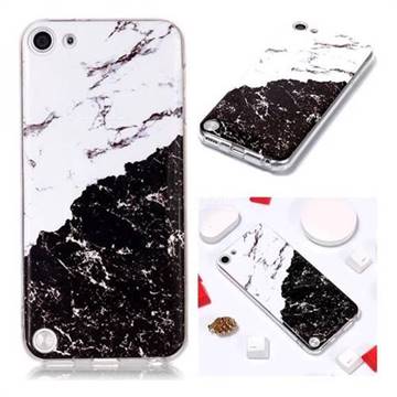 Black and White Soft TPU Marble Pattern Phone Case for iPod Touch 5 6