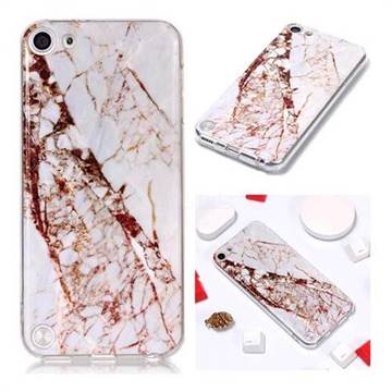 White Crushed Soft TPU Marble Pattern Phone Case for iPod Touch 5 6