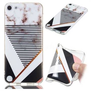 Pinstripe Soft TPU Marble Pattern Phone Case for iPod Touch 5 6
