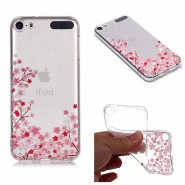 Cherry Blossom Super Clear Soft TPU Back Cover for iPod Touch 5 6