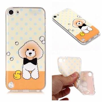 Cute Puppy Matte Soft TPU Back Cover for iPod Touch 5 6