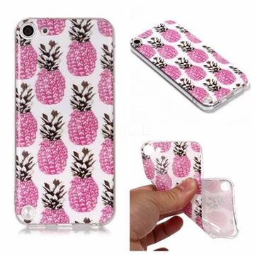 Rose Pineapple Matte Soft TPU Back Cover for iPod Touch 5 6