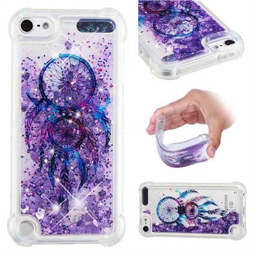 Retro Wind Chimes Dynamic Liquid Glitter Sand Quicksand Star TPU Case for iPod Touch 7 (7th Generation, 2019)