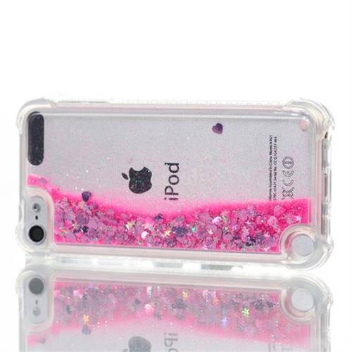 IMEIKONST Liquid Case For IPod Touch 7 Shiny Glitter Sparkle Quicksands